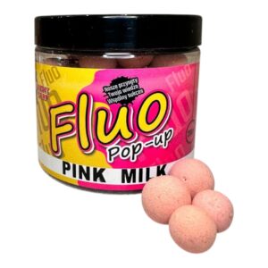 Pink-Milk 10 / 16mm Fluo Pop Up Bandit Carp - obrazek 1